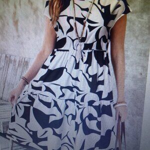 Bundle 1 gold-plated necklace/pendant&floral print maxi long dress brand new